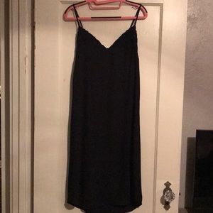 Babaton polyester with lace detail slip dress